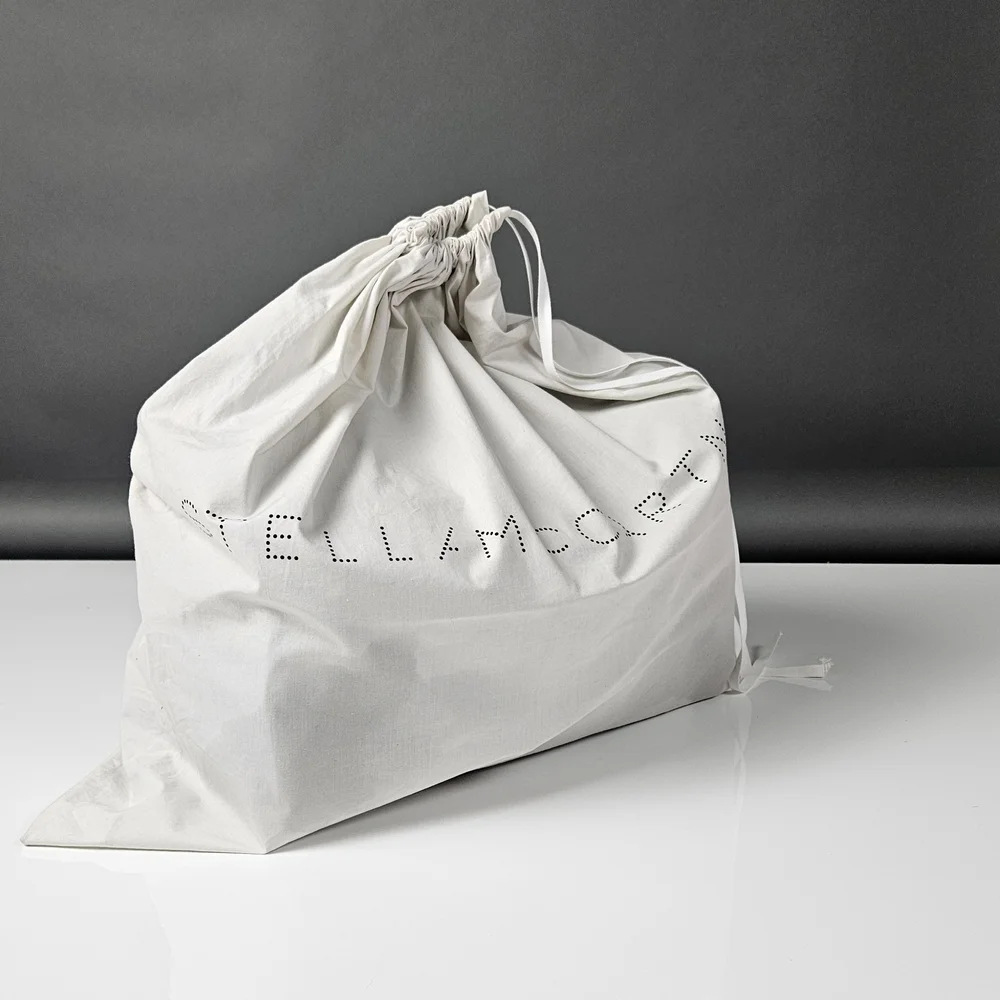 Stella McCartney Alter Nappa Weekend Travel Crossbody Duffle Bag Black Gold - Picture 6 of 13